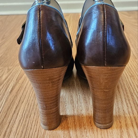 Giraudon New York Women's Mary Jane Leather Two Tone Heels Shoes Size EU 36. - Picture 11 of 13